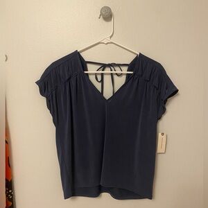NWT Daily Practice By Anthropologie Blue Top. Size XXS
